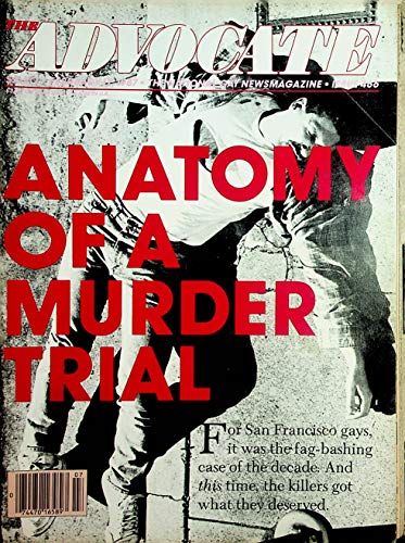 The Advocate Gay Magazine Anatomy Of A Murder Trial #466 1987