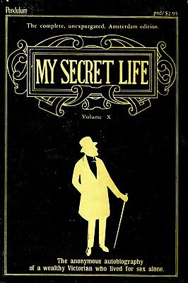 My Secret Life Novel vol.X 1967 Pendulum Book 062818lm-ep