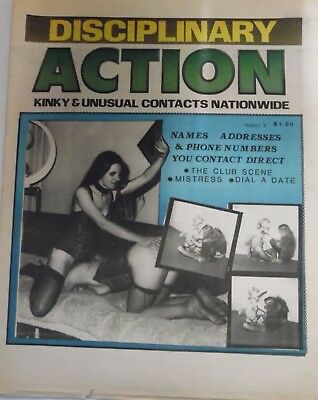Disciplinary Action Kinky & Unusual Contacts Newspaper #8 1982 052118lm-ep
