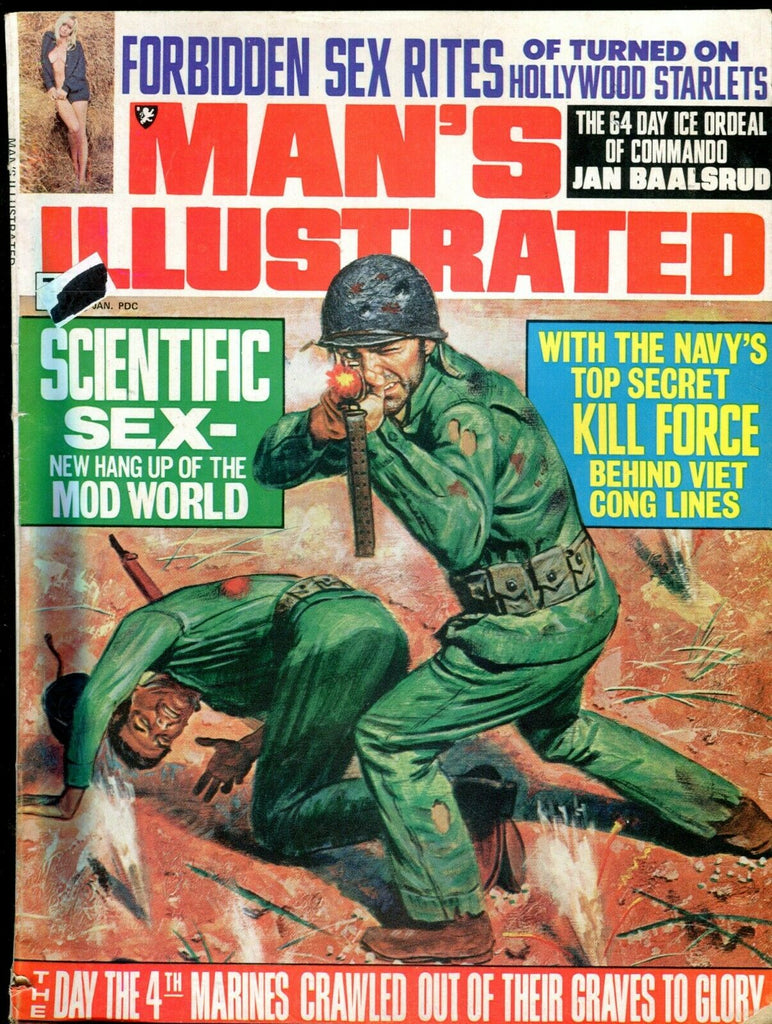 Man's Illustrated Magazine Carol Huseby Centerfold January 1970 072419lm-ep2