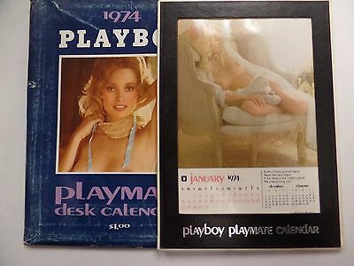 Playboy Playmate 1974 Desk Calendar w/envelope 012616lm-ep