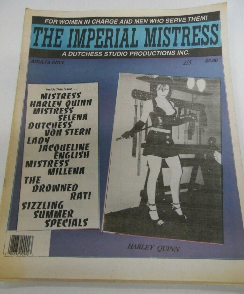 The Imperial Mistress Newspaper Harley Quinn #2 1997 121419lm-ep