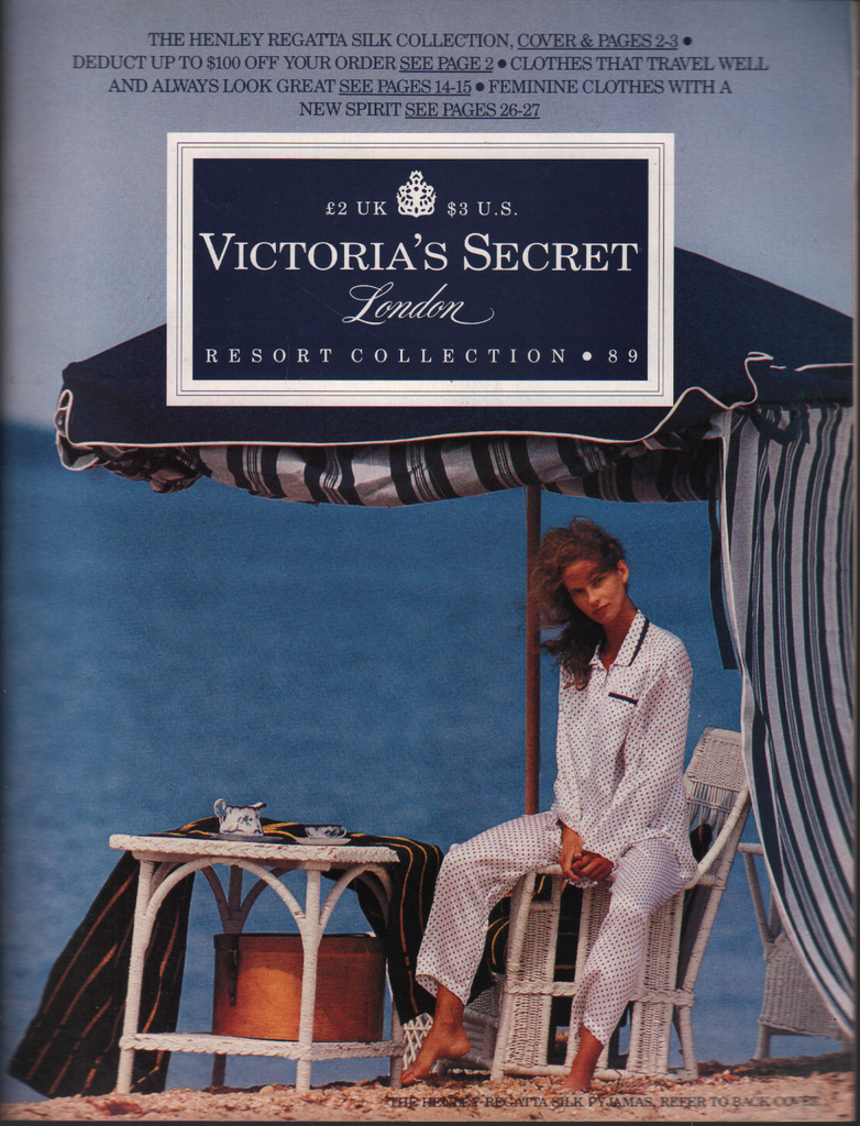 Victoria's Secret Catalog London Resort 1989 31pgs Lingerie 072120ame