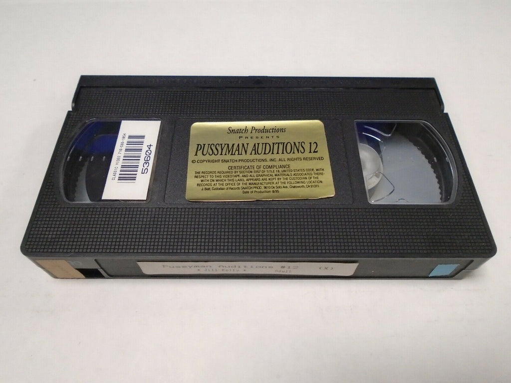Pussyman Auditions 12 Jill kelly Snatch Prod 1995 Adult VHS 050719AMP3