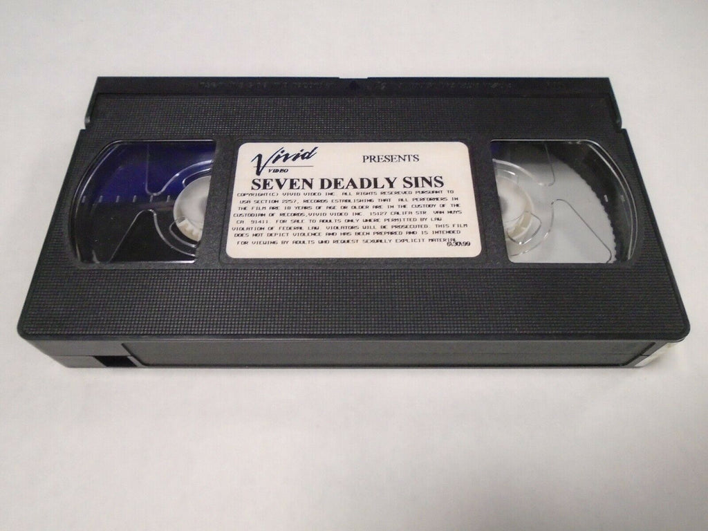 Seven Deadly Sins Vivid Video 1999 Adult VHS 040219AMP