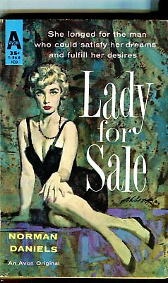 Lady For Sale Adult Novel by Norman Daniels 1960 Avon Book 041914lm-epa