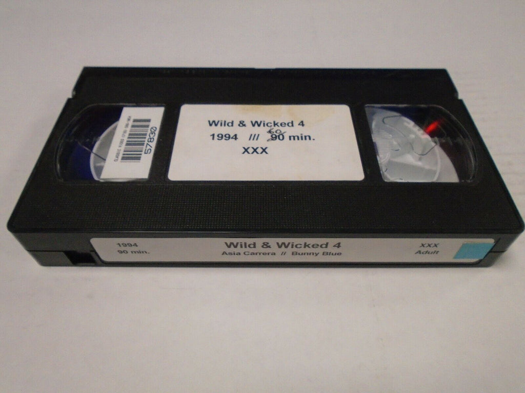 Wild & Wicked 4 Asia Carrera Bunny Blue 1994 90mins Adult VHS 022519AMP3