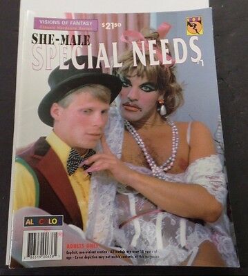 She-Male Special Needs Adult Magazine #1 1997 ex 010616lm-ep