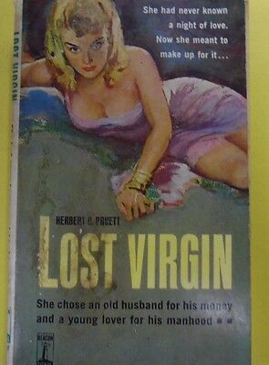 Lost Virgin Adult Novel by Herbert O. Pruett 1963 070813lm-epa