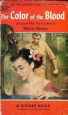 The Color Of The Blood Novel by Marris Murray 1955 Signet Book 032818lm-ep