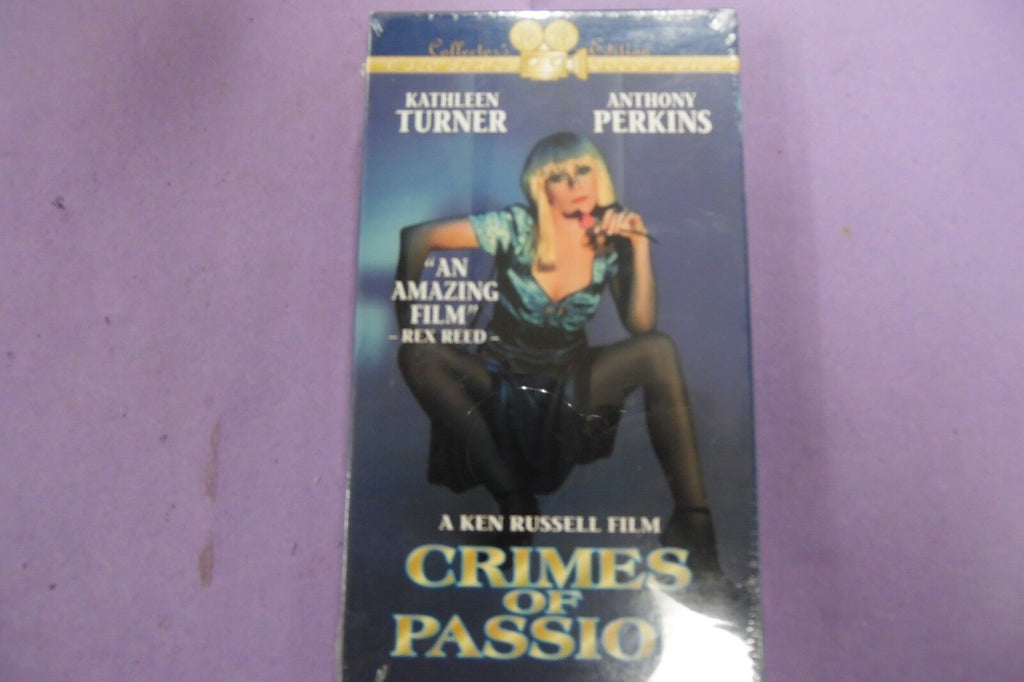 Crimes Of Passion Adult VHS Kathleen Turner New/Sealed CLEARANCE 092916lm-ep3