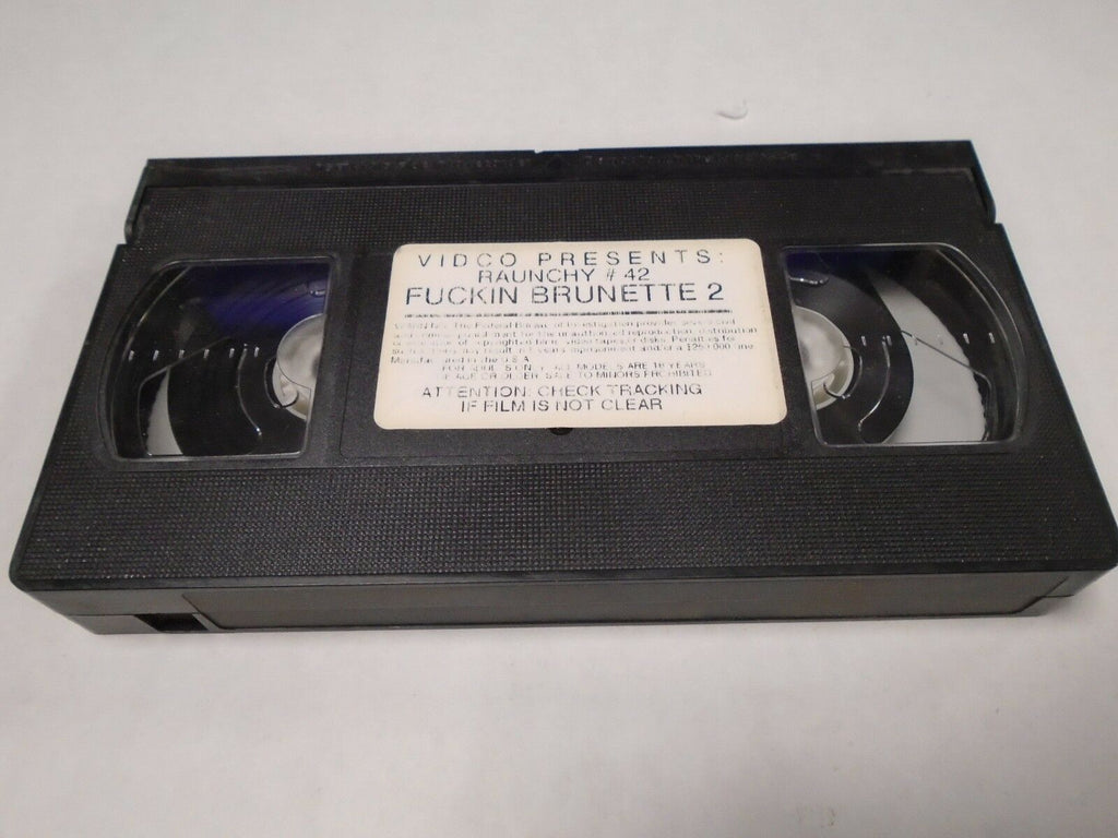 Fuckin Brunette 2 Raunchy #42 Vidco Adult VHS 010819AMP2