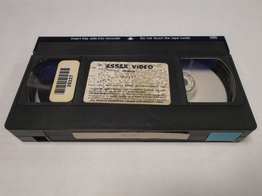 F-It Essex Video 1987 Adult VHS 031419AMP