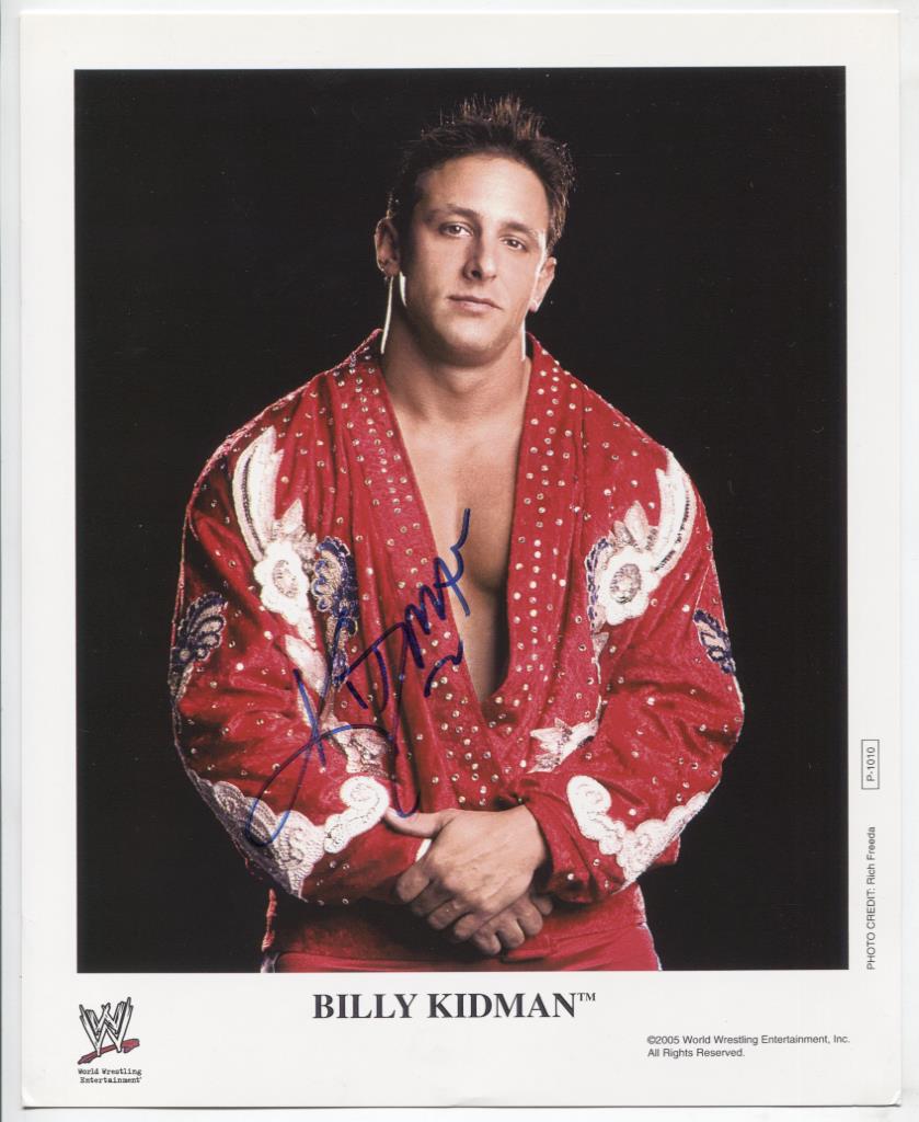 Billy Kidman WWE Autographed 8"x10" Promotional Photo w/ COA WWE1-46