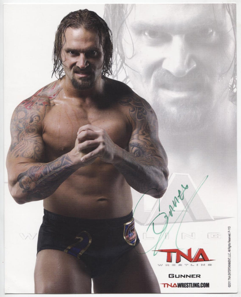 Gunner TNA Autographed 8"x10" Photo w/COA WWE2-10