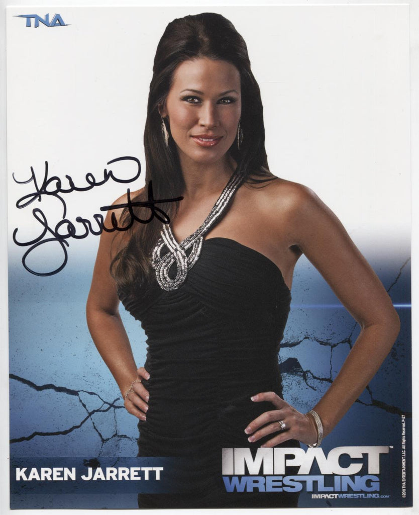 Karen Jarrett TNA Autographed 8"x10" Photo w/COA WWE2-28