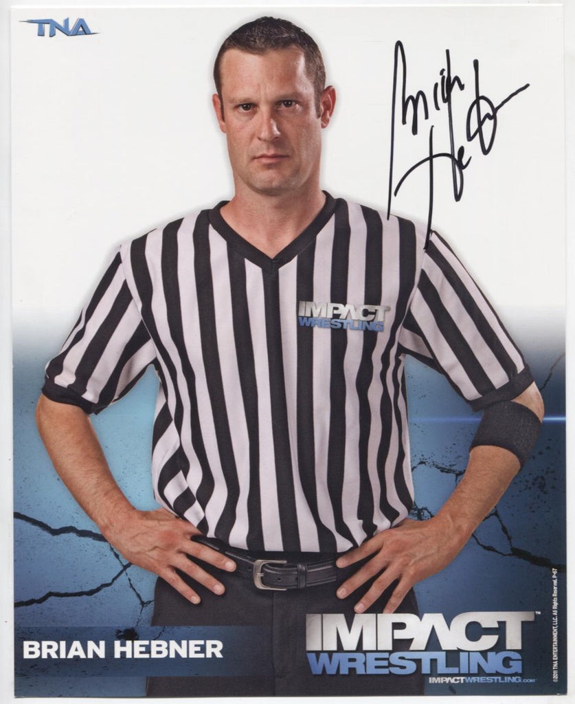 Brian Hebner TNA Autographed 8"x10" Photo w/COA WWE2-34