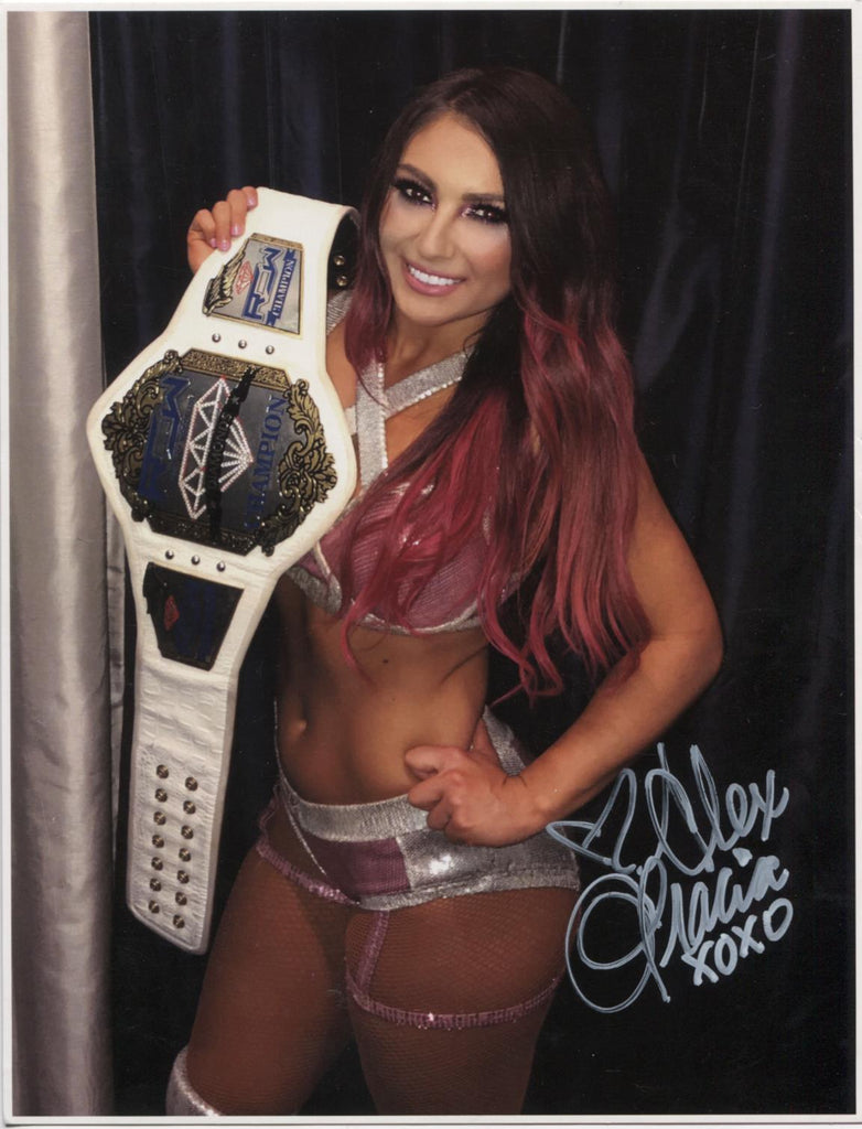 Alex Gracia AEW Autographed 8.5"x11" Photo w/COA WWE1-138