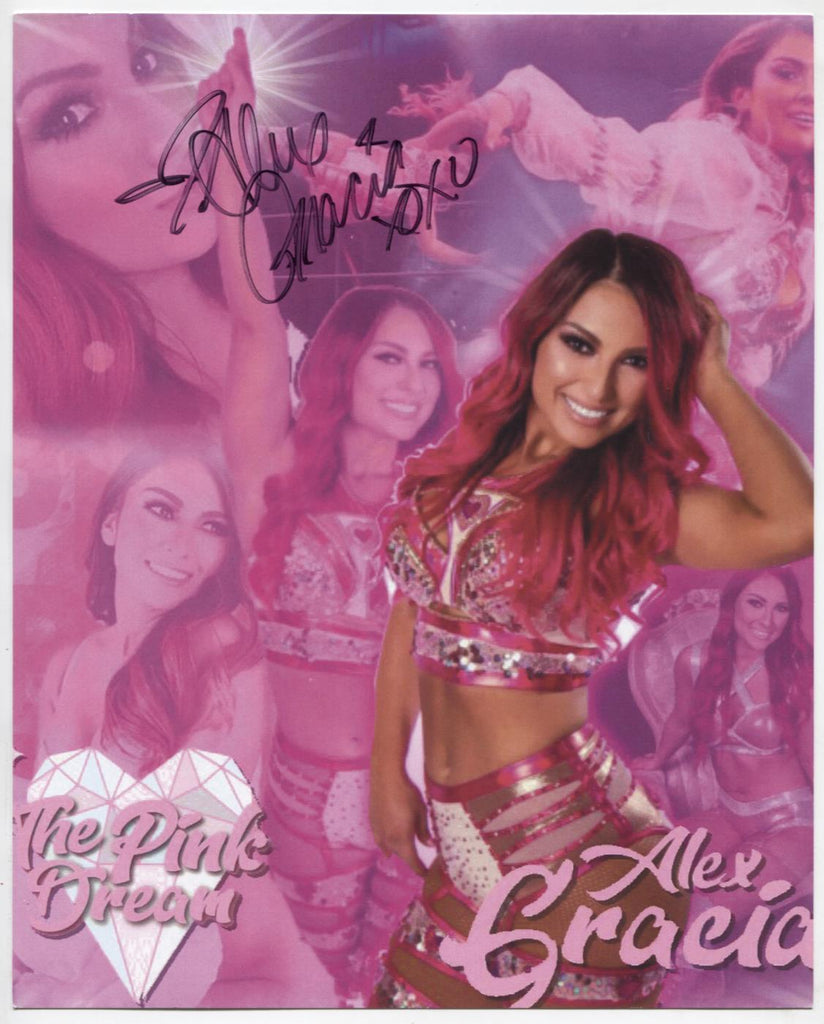 Alex Gracia AEW Autographed 8"x10" Photo w/COA WWE1-145