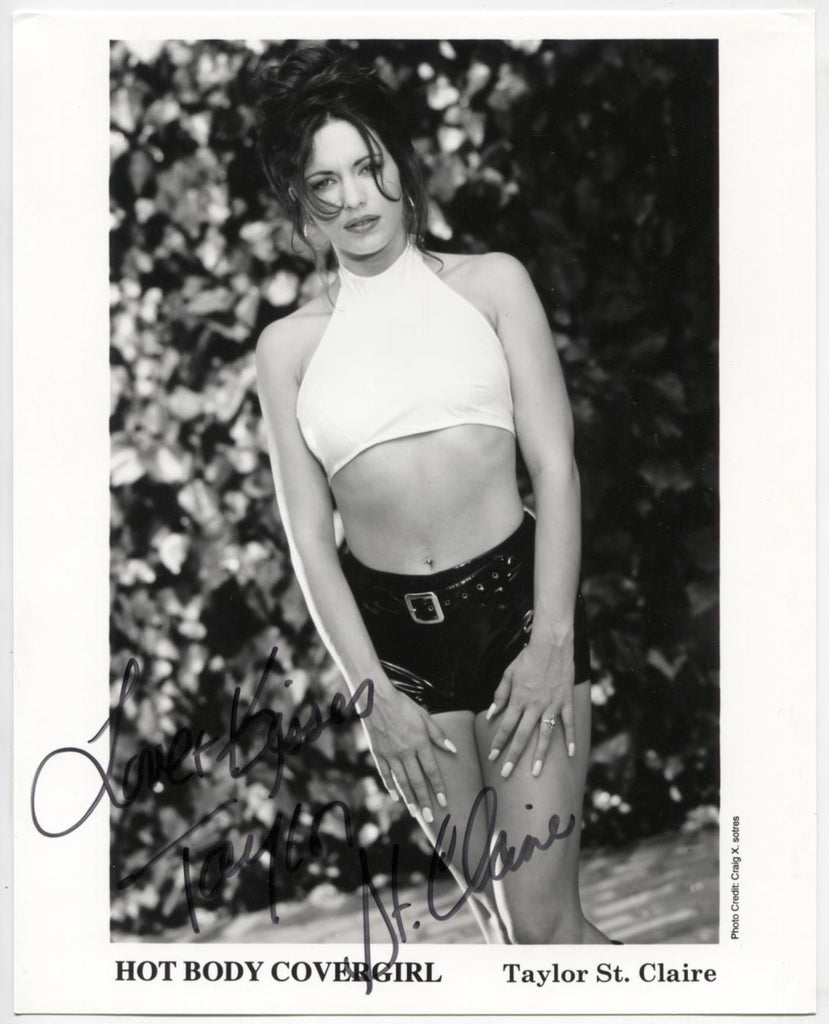 Taylor St. Claire Actress Autographed Inscribed 8"x10" Promo Photo w/COA WWE3-31