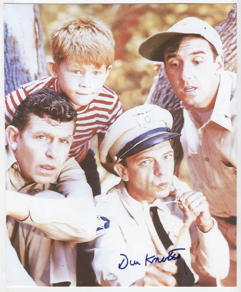Don Knotts Actor Autographed 8"x10" Photo w/COA WWE3-51