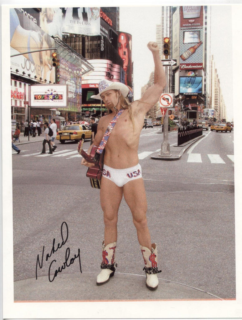 Naked Cowboy Street Performer Autographed 8.5"x11" Photo w/COA WWE3-110