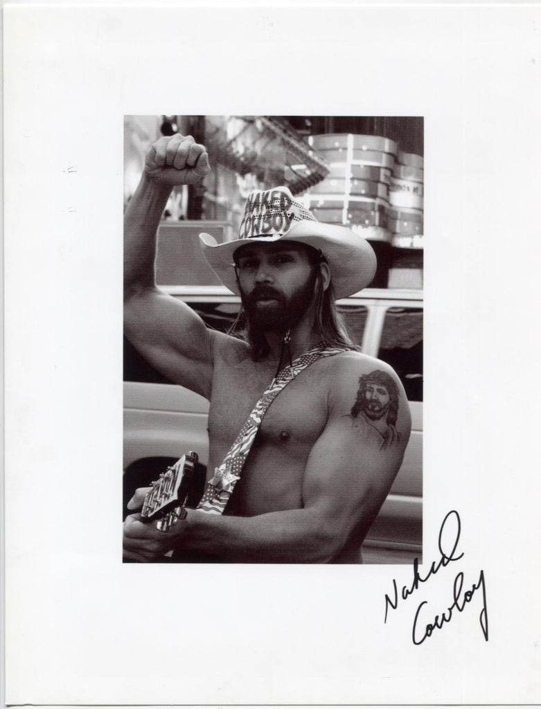 Naked Cowboy Street Performer Autographed 8.5"x11" Photo w/COA WWE3-111