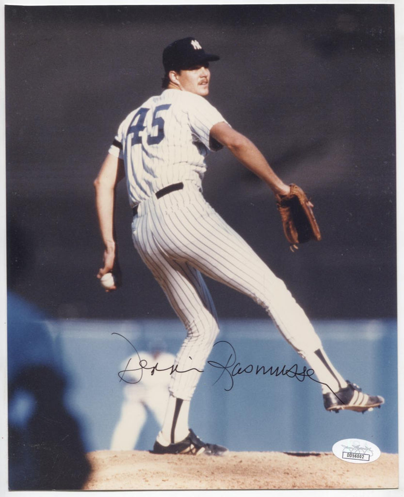 Dennis Rasmussen Yankees Autographed 8"x10" Photo w/JSA COA WWE4-49