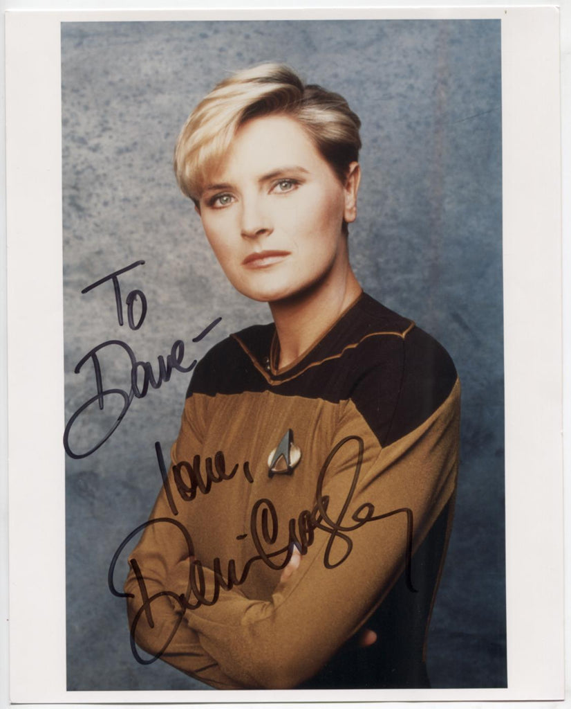 Denise Crosby Tasha Yar Star Trek Autographed 8"x10" Photo w/COA WWE4-61
