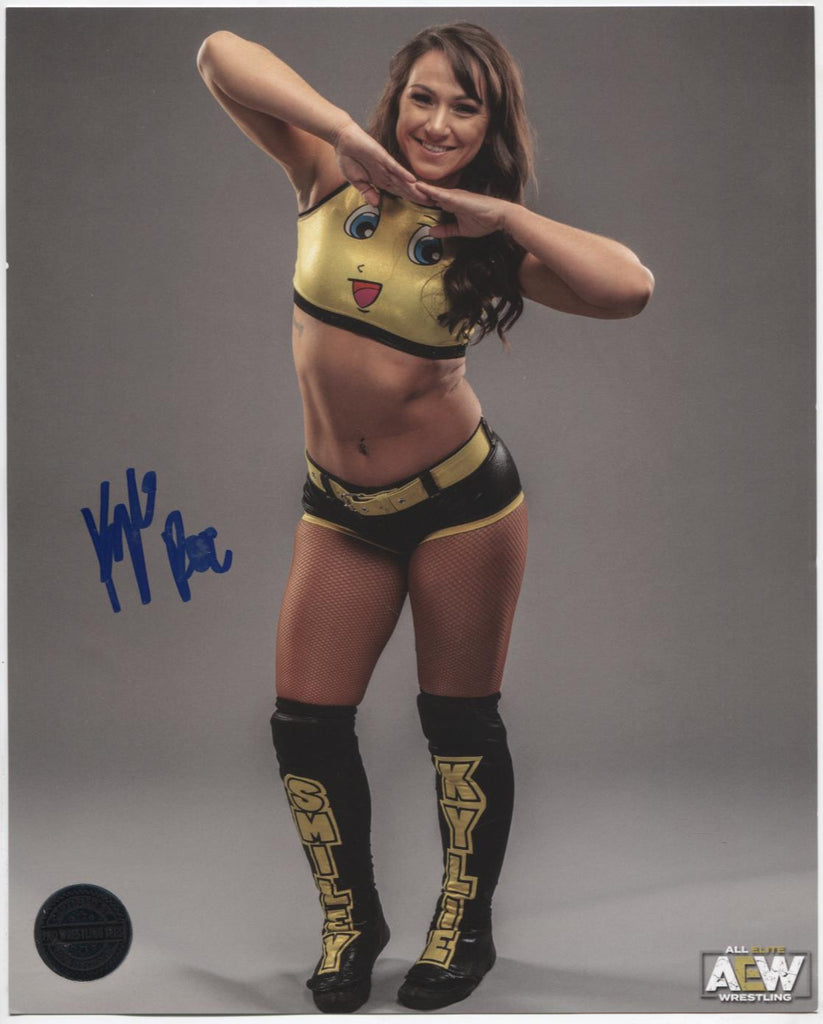 Kylie Rae Wrestler Autographed 8