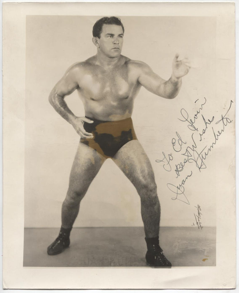 Juan Humberto Wrestler Autographed 8"x10" Photo w/COA WWE4-76