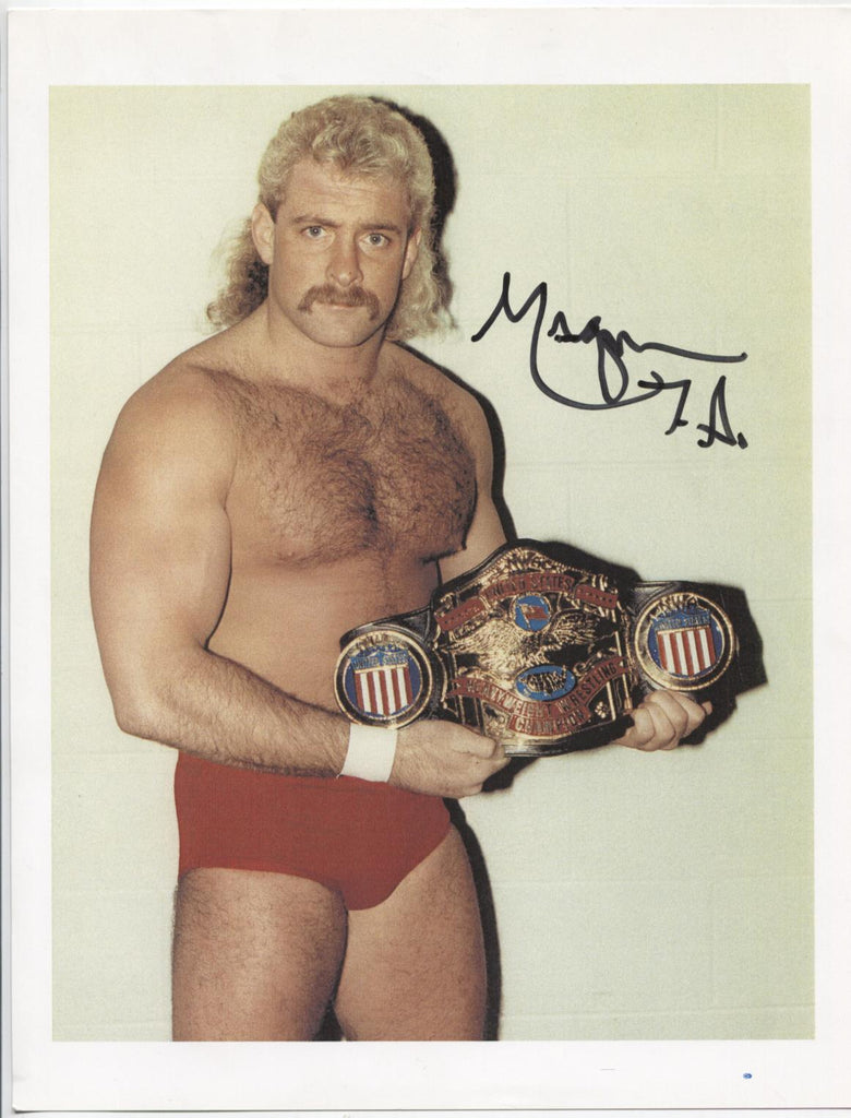 Magnum T.A. Wrestler Autographed 8.5"x11" Photo w/COA WWE4-80