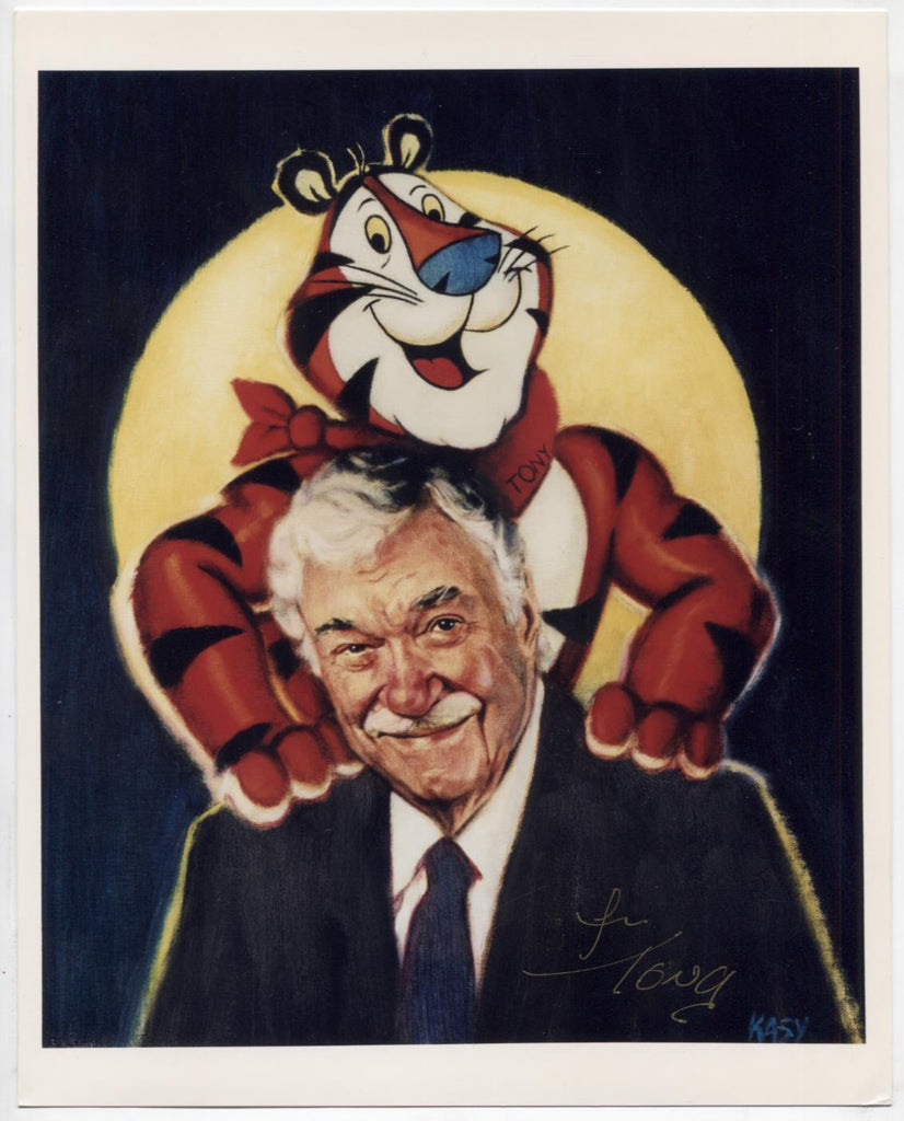Thurl Arthur Ravenscroft Tony the Tiger Autographed 8"x10" Photo w/COA WWE5-9