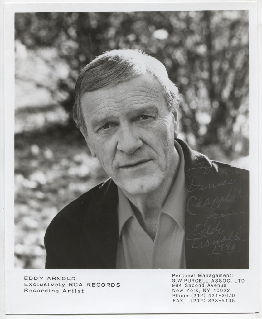 Eddy Arnold Musician Autographed 8"x10" Photo w/COA WWE5-58