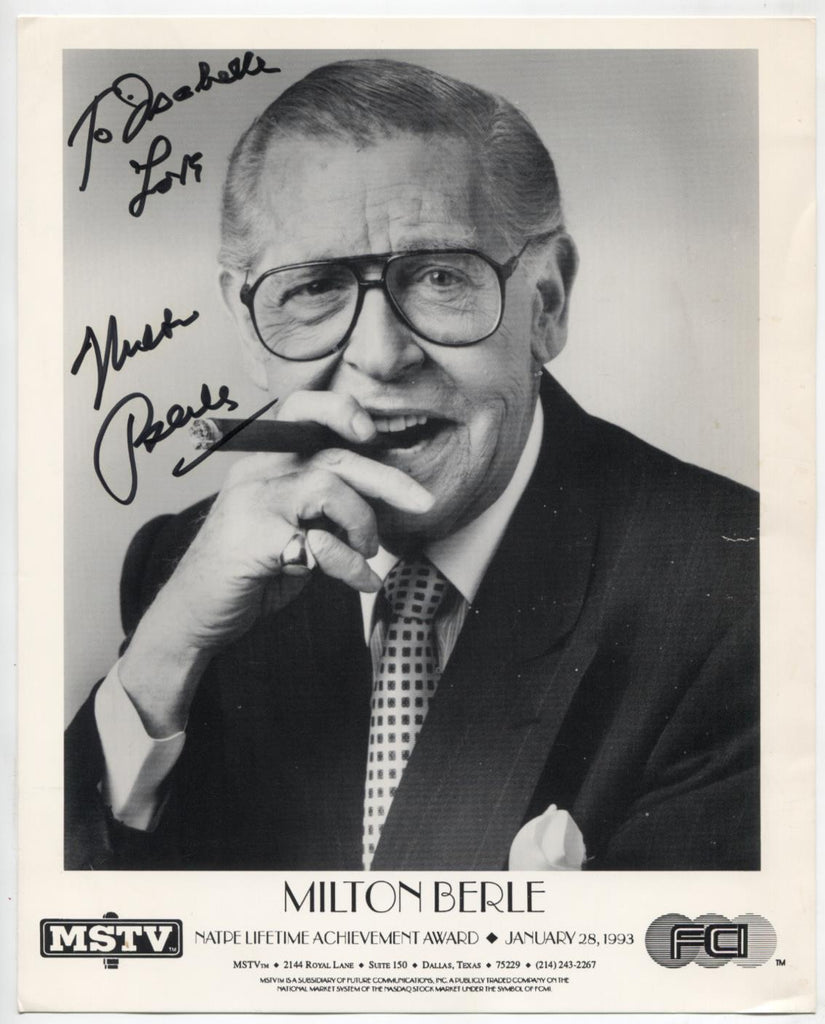 Milton Berle Actor Autographed 8"x10" Photo w/COA WWE5-69