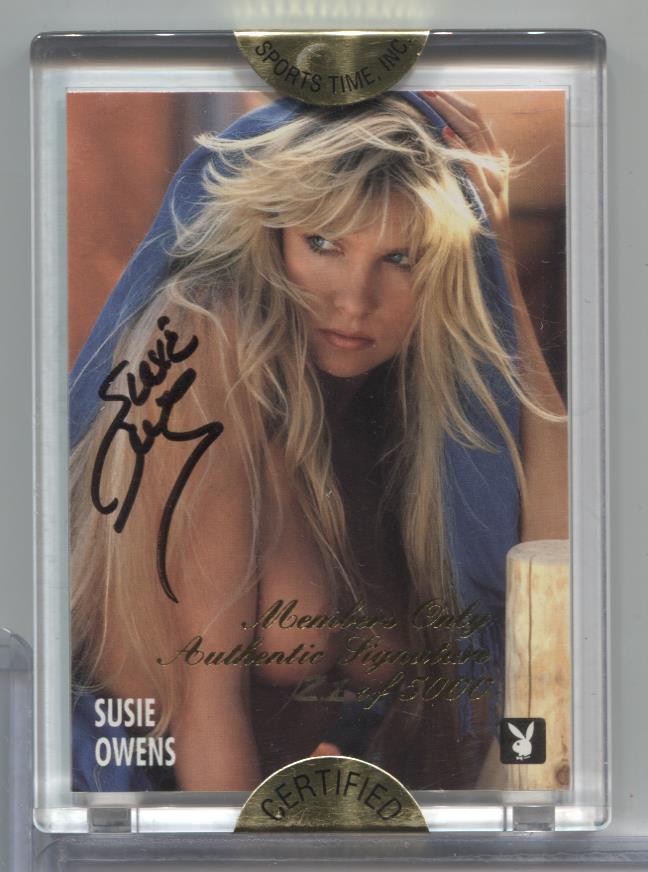 Susie Owens Miss March 1995 Playboy Auto 21/5000 #37 062323MLCD3