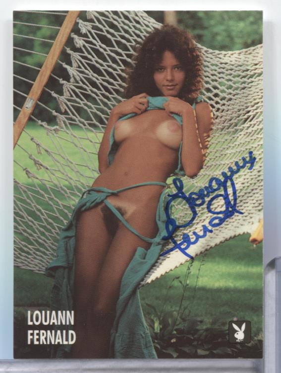 Louann Fernald Miss June Autographed 1996 Playboy Card #77 w/COA 062323MLCD126