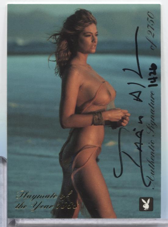 India Allen Playmate 1996 Playboy Auto 1426/2750 #2PY 063023MLCD100