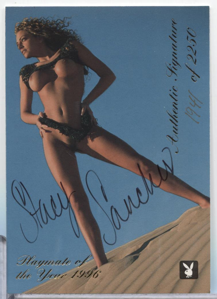 Stacy Sanches 1996 Playboy Auto Box Topper 1941/2250 #6PY 062923MLCD53