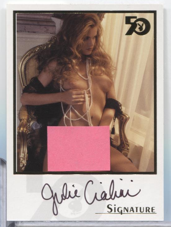 Julie Cialini Playmate 2005 Playboy 50th Anniversary Auto 070623MLCD104