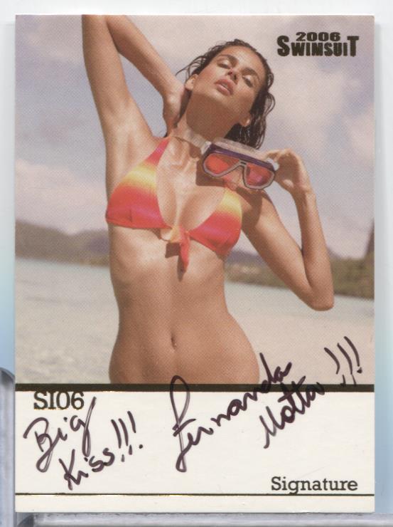 Fernanda Motta Model 2006 Sports Illustrated Swimsuit Auto 070623MLCD23