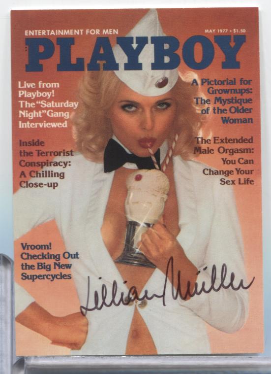 Lillian Muller Playmate Autographed 1995 Playboy Card #70 w/COA 070623MLCD139