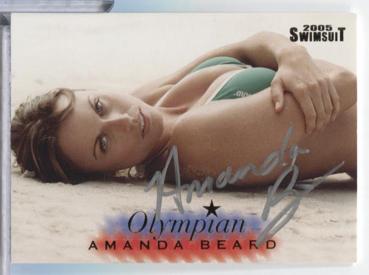 Amanda Beard Autographed 2005 Sports Illustrated Card #OL 8/8 w/COA 071723MLCD50