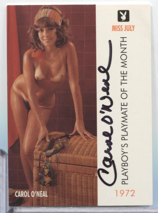 Carol O'Neal Miss July Autographed 1996 Playboy Card #57 w/COA 071023MLCD186