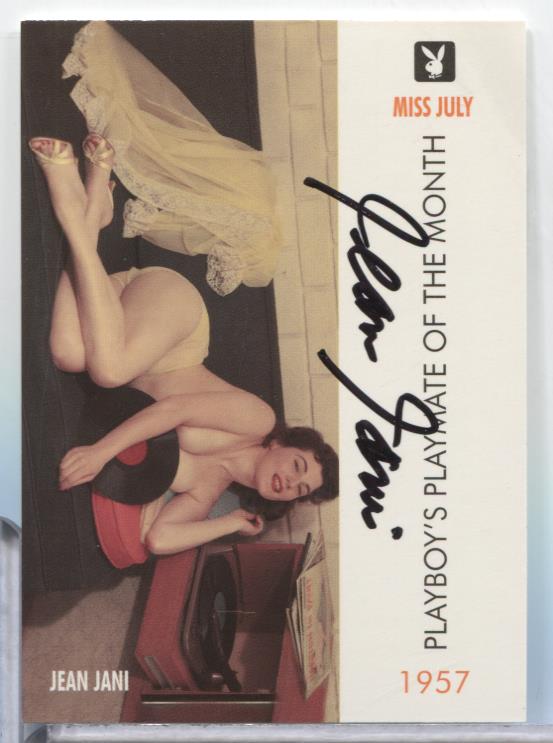Jean Jani Miss July Autographed 1996 Playboy Card #12 w/COA 071023MLCD200