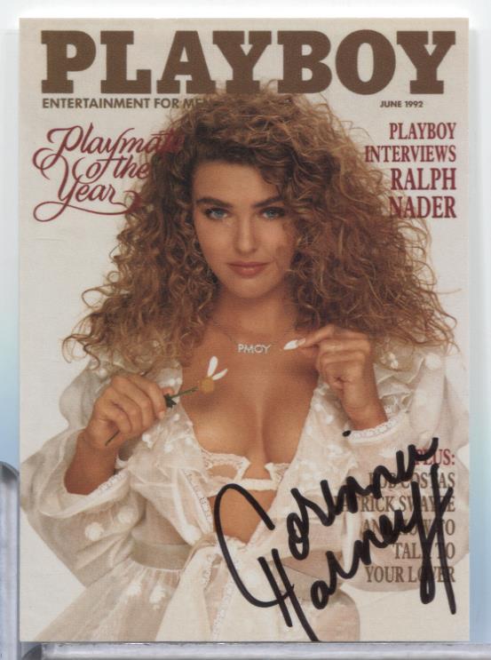 Corinna Harney Miss Aug Autographed 1996 Playboy Card #115 w/COA 071023MLCD179