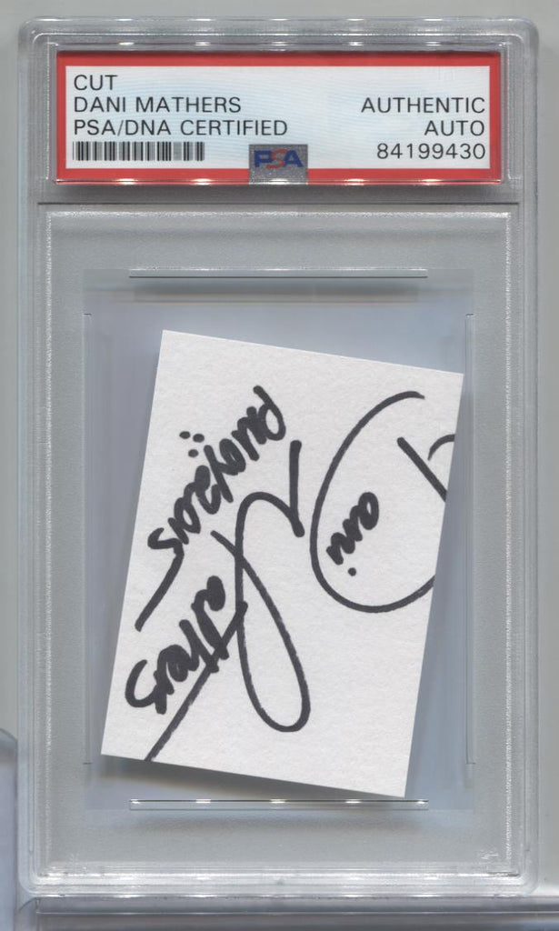 Dani Mathers Playboy Autographed Cut PSA/DNA Certified Authentic 071723MLCD90