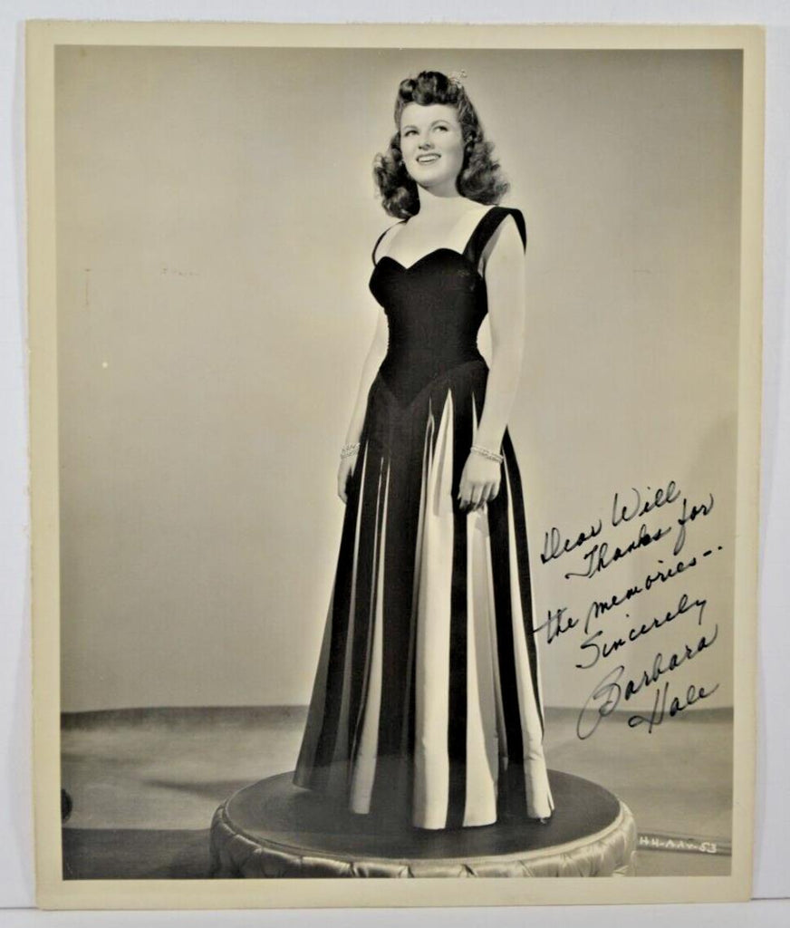 Barbara Hale Actress Autographed 8"x10" Photo w/COA WWE6-50