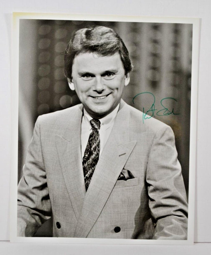 Pat Sajak Wheel of Fortune Autographed 8"x10" Photo w/COA WWE6-28