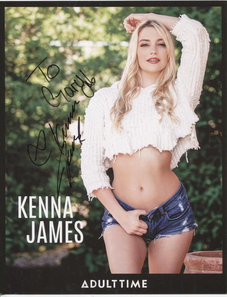 Keanna James Adult Actress Autographed 8.5"x11" Photo w/COA WWE7-20